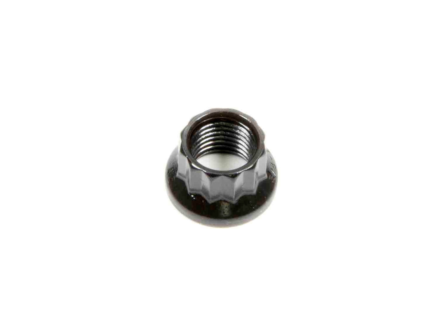 Nut - 3/8-24 in Thread - 7/16 in 12 point Head - Chromoly - Black Oxide - Universal - Each