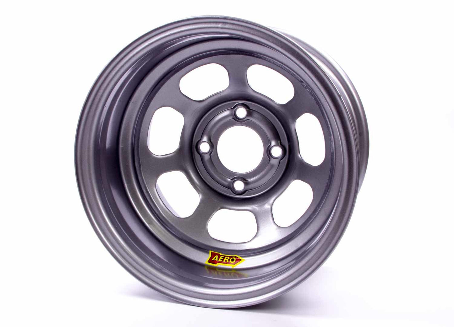 Wheel - 30-Series - 13 x 7 in - 2.000 in Backspace - 4 x 4.50 in Bolt Pattern - Steel - Silver Powder Coat - Each