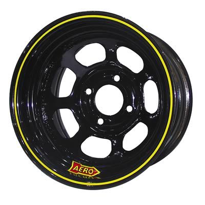 Wheel - 31-Series - 13 x 8 in - 4.000 in Backspace - 4 x 4.00 in Bolt Pattern - Steel - Black Powder Coat - Each