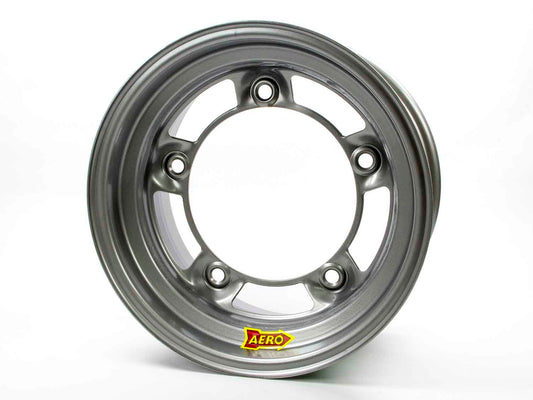 Wheel - 51-Series - 15 x 8 in - 5.000 in Backspace - Wide 5 Bolt Pattern - Steel - Silver Powder Coat - Each