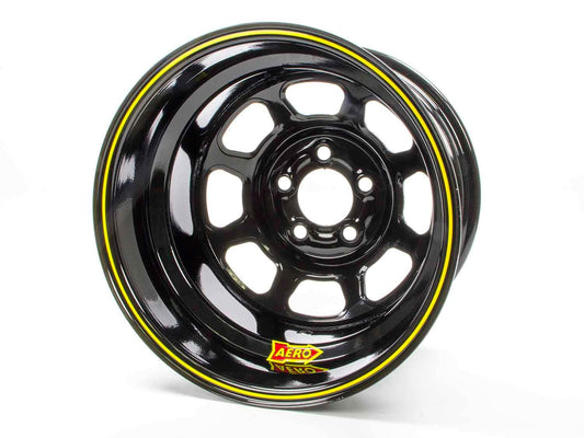 Wheel - 51-Series - 15 x 8 in - 2.000 in Backspace - 5 x 4.75 in Bolt Pattern - Steel - Black Powder Coat - Each