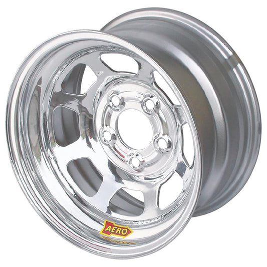 Wheel - 51-Series - 15 x 10 in - 3.000 in Backspace - 5 x 5.00 in Bolt Pattern - Steel - Chrome - Each