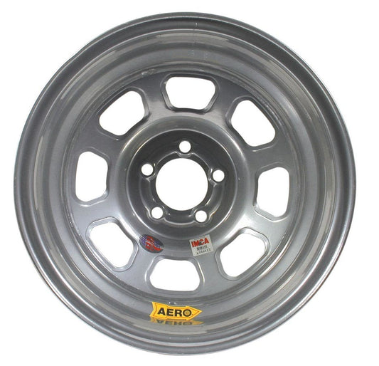 Wheel - 52-Series - 15 x 8 in - 1.000 in Backspace - 5 x 4.50 in Bolt Pattern - Steel - Silver Powder Coat - Each