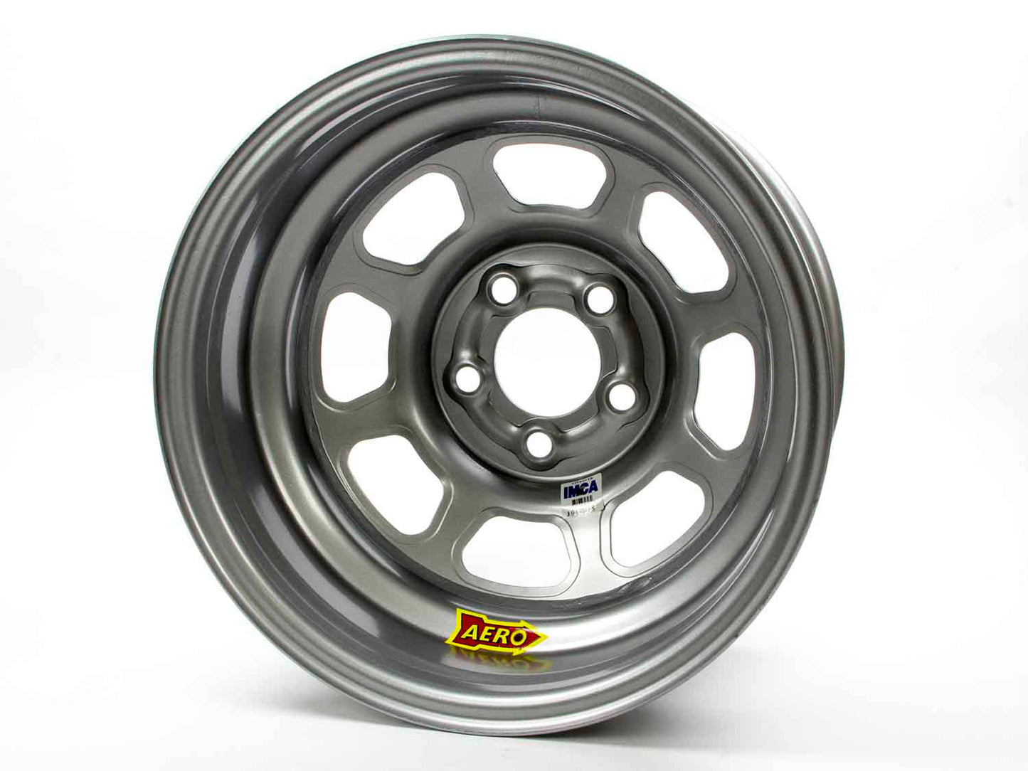 Wheel - 52-Series - 15 x 8 in - 1.000 in Backspace - 5 x 4.75 in Bolt Pattern - Steel - Silver Powder Coat - Each