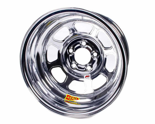 Wheel - 52-Series - 15 x 8 in - 1.000 in Backspace - 5 x 4.75 in Bolt Pattern - Steel - Chrome - Each