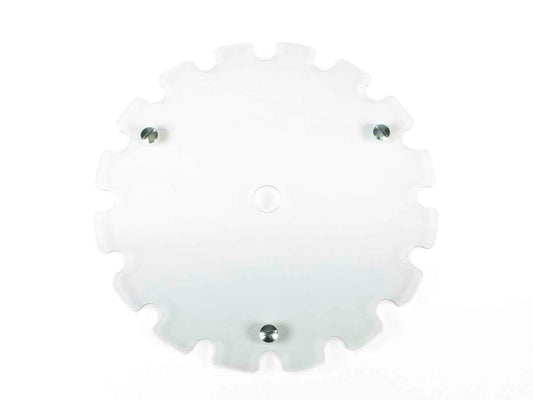 Mud Cover - 13 in Wheels - Quick Release Fastener - Plastic - Clear - Beadlock Wheel - Each