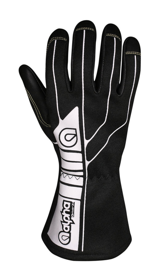 Driving Gloves - SFI 3.3/1 - Single Layer - Carbon X - Black - Large - Pair