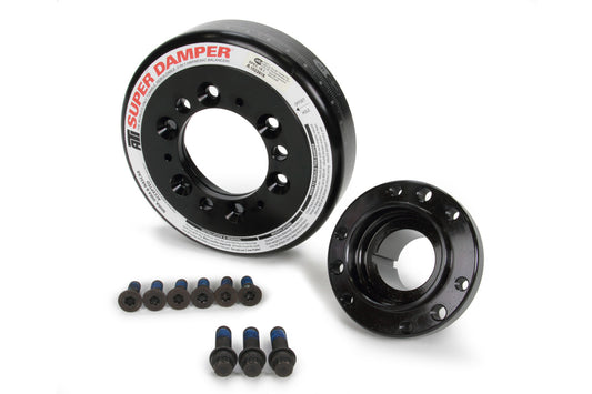 Harmonic Balancer - 6.325 in OD - SFI 18.1 - Aluminum / Steel - Black Oxide - Internal Balance - GM LS-Series - Each