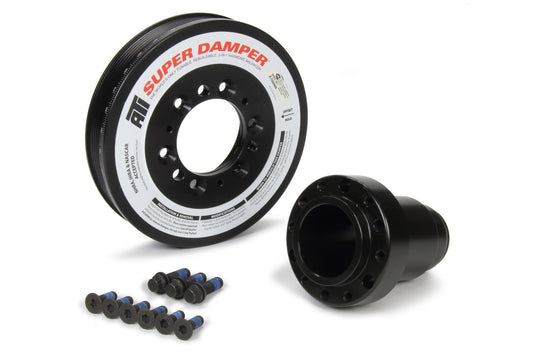 Harmonic Balancer - Super Damper - 7.480 in OD - SFI 18.1 - Steel - Black Oxide - Internal Balance - GM LS-Series - Each