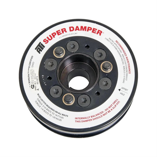 Harmonic Balancer - Super Damper - 6.780 in OD - SFI 18.1 - Aluminum / Steel - Black - Internal Balance - GM LS-Series - Each