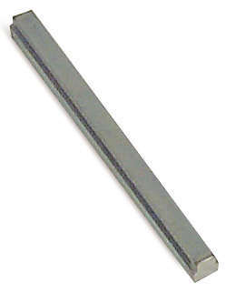 Key Stock - 1/4 to 3/16 in Step x 3 in Long - Steel - Natural - Each