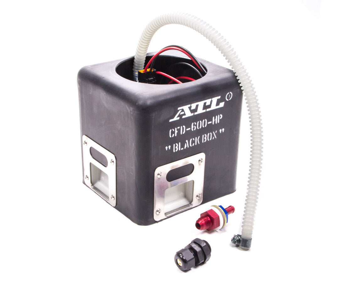 Fuel Pump - Black Box - Electric - Surge Tank - 80 gph at 100 psi - 5/16 in Hose Barb Outlet - Gas - Kit