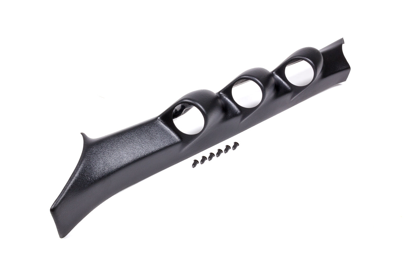 Gauge Pod - Three 2-1/16 in Diameter Gauges - Full Pillar - Plastic - Black - T-Top - GM F-Body 1982-92 - Each
