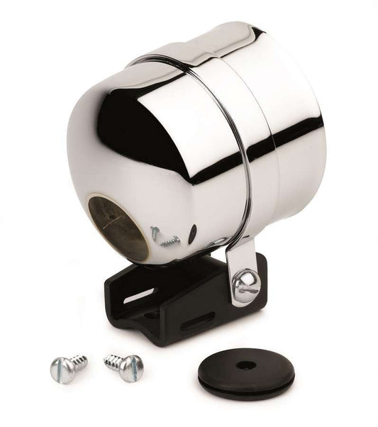 Gauge Cup - 2-5/8 in Diameter Gauge - Pedestal Mount - Steel - Chrome - Mechanical Gauges - Each