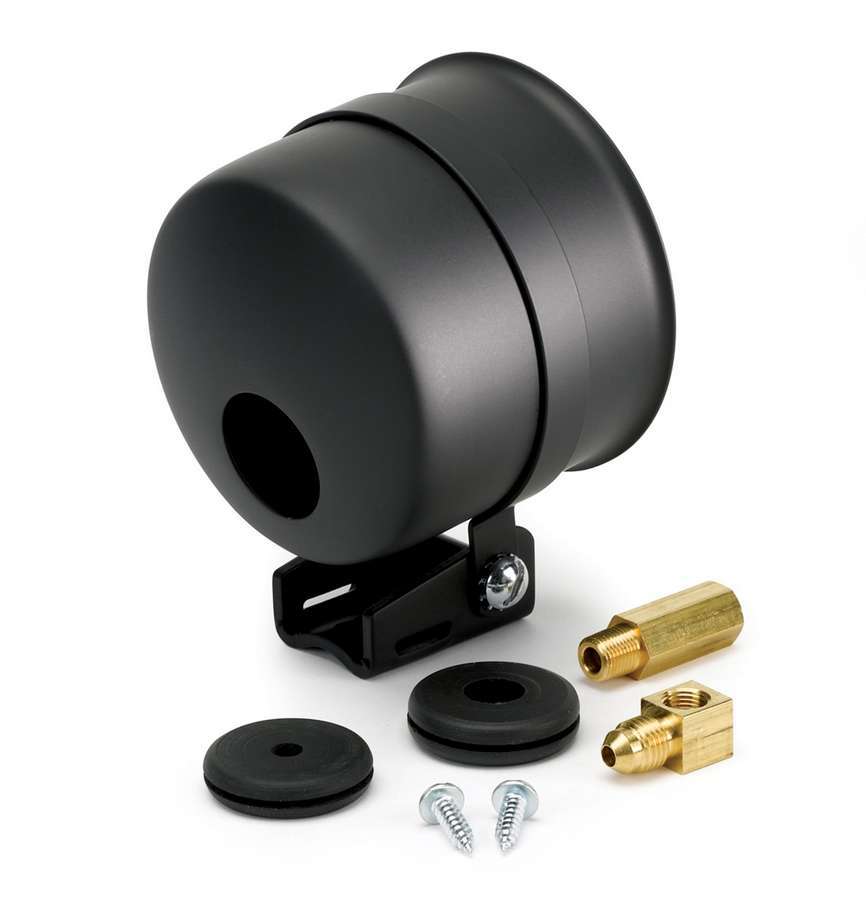 Gauge Cup - 3-3/8 in Diameter Gauge - Pedestal Mount - Steel - Black Powder Coat - Universal - Each