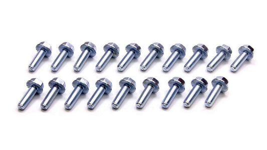 Beadlock Bolt Kit - 5/16-18 in Thread - 0.75 in Long - Hex Head - Steel - Zinc Oxide - Set of 18