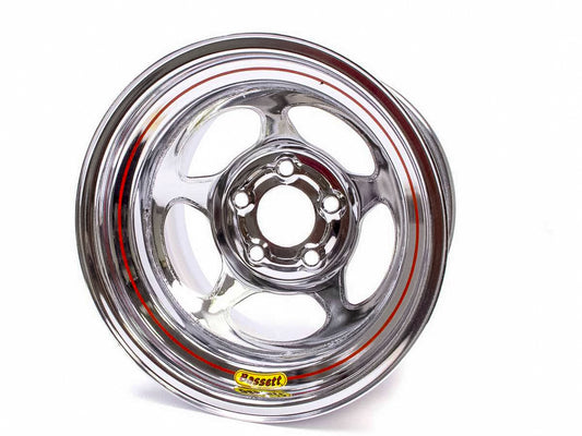 Wheel - Inertia Advantage - 15 x 10 in - 2.000 in Backspace - 5 x 5.00 in Bolt Pattern - Bead Bump - Steel - Chrome - Each