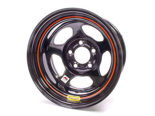 Wheel - Inertia Advantage - 15 x 10 in - 4.000 in Backspace - 5 x 5.00 in Bolt Pattern - Steel - Black Powder Coat - Each