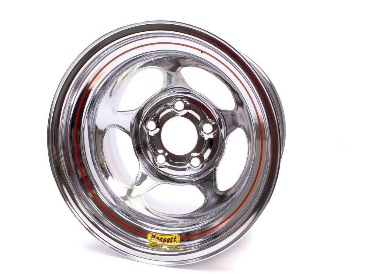 Wheel - Inertia Advantage - 15 x 10 in - 4.000 in Backspace - 5 x 5.00 in Bolt Pattern - Steel - Chrome - Each