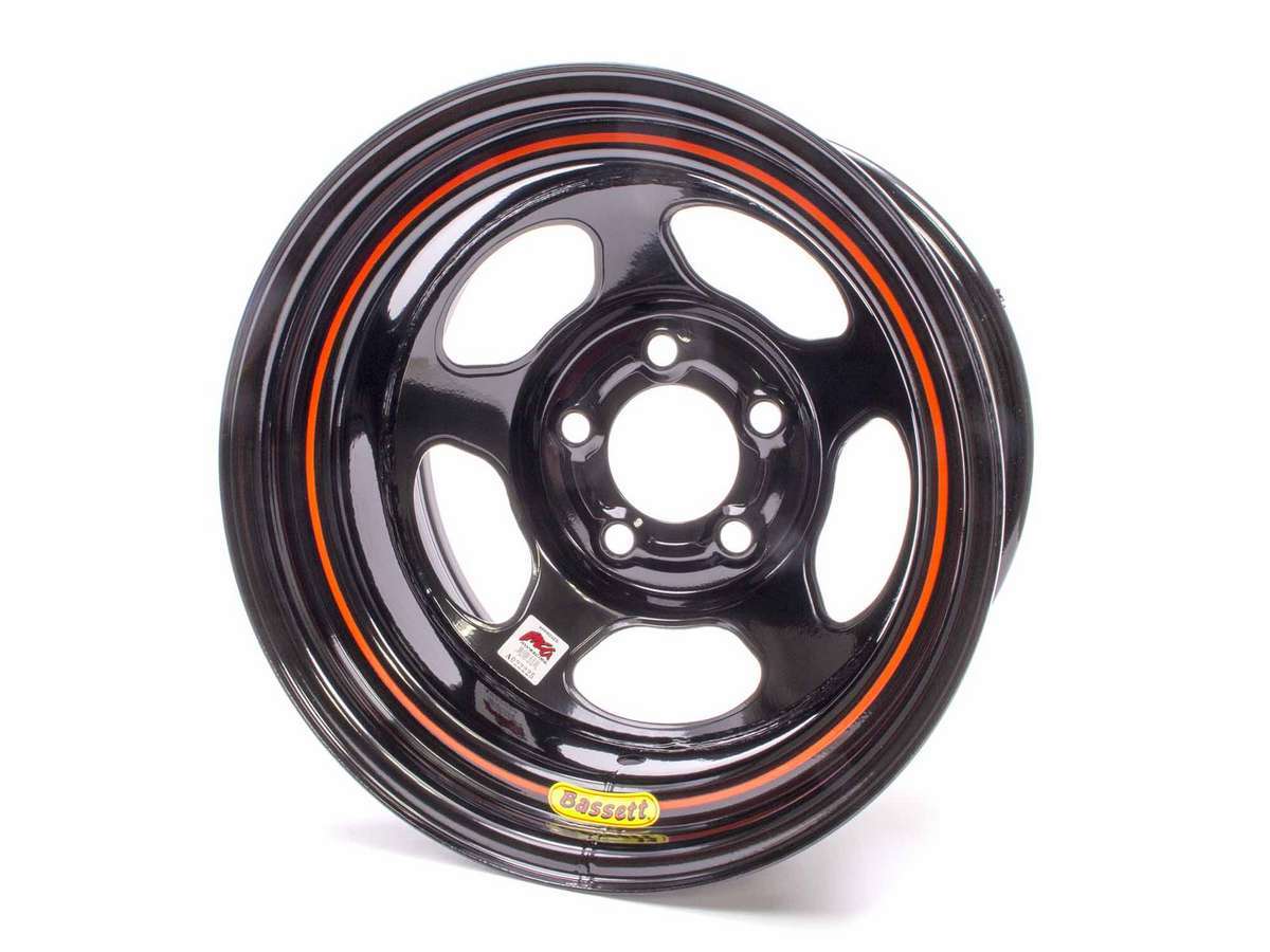 Wheel - Inertia Advantage - 15 x 10 in - 5.000 in Backspace - 5 x 5.00 in Bolt Pattern - Steel - Black Powder Coat - Each