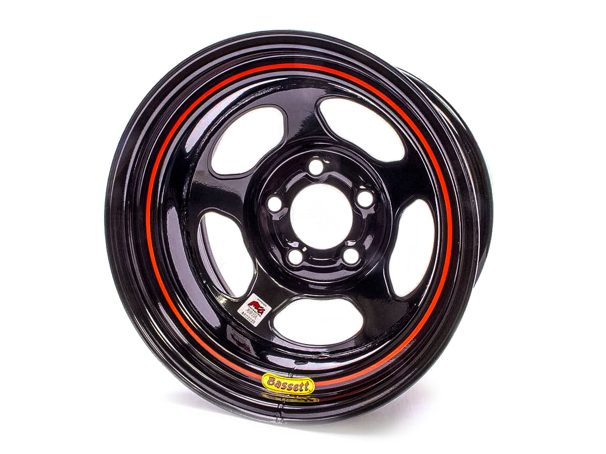 Wheel - Inertia Advantage - 15 x 10 in - 6.000 in Backspace - 5 x 5.00 in Bolt Pattern - Steel - Black Powder Coat - Each