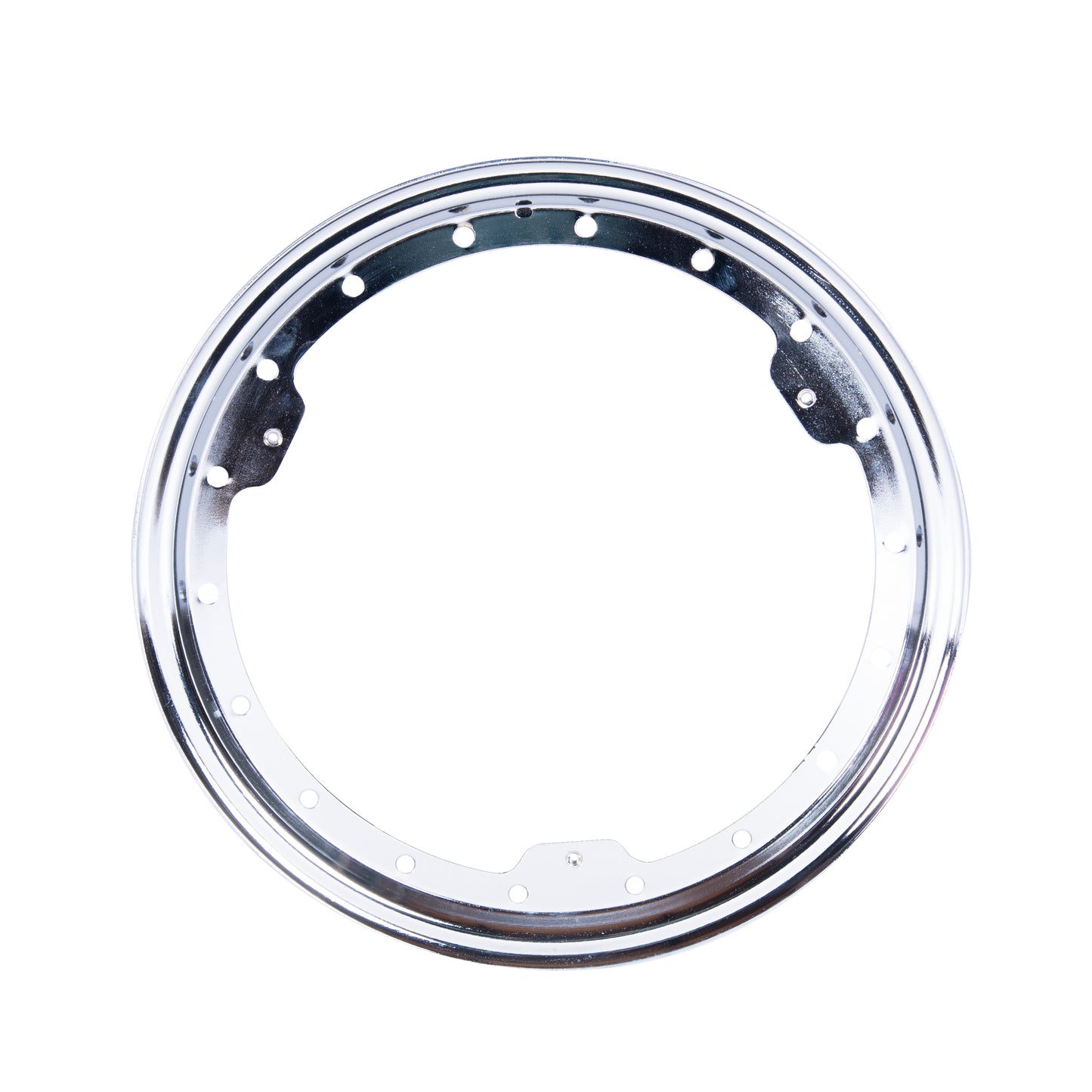 Beadlock Ring - 3 Tab - Steel - Chrome - 15 in Wheels - Each