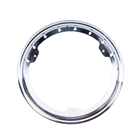 Beadlock Ring - 3 Tab - Steel - Chrome - 15 in Wheels - Each