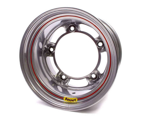 Wheel - Armor Edge - 15 x 10 in - 3.000 in Backspace - Wide 5 Bolt Pattern - Steel - Silver Powder Coat - Each