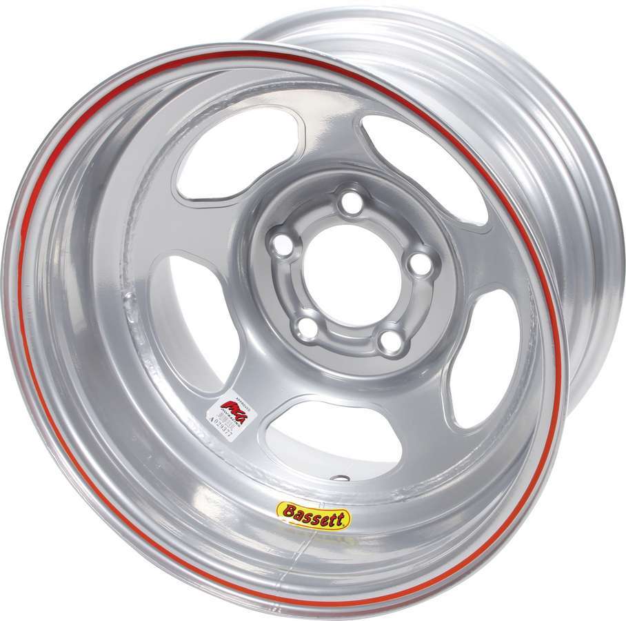 Wheel - Inertia Advantage - 15 x 8 in - 1.000 in Backspace - 5 x 5.00 in Bolt Pattern - Steel - Silver Powder Coat - Each