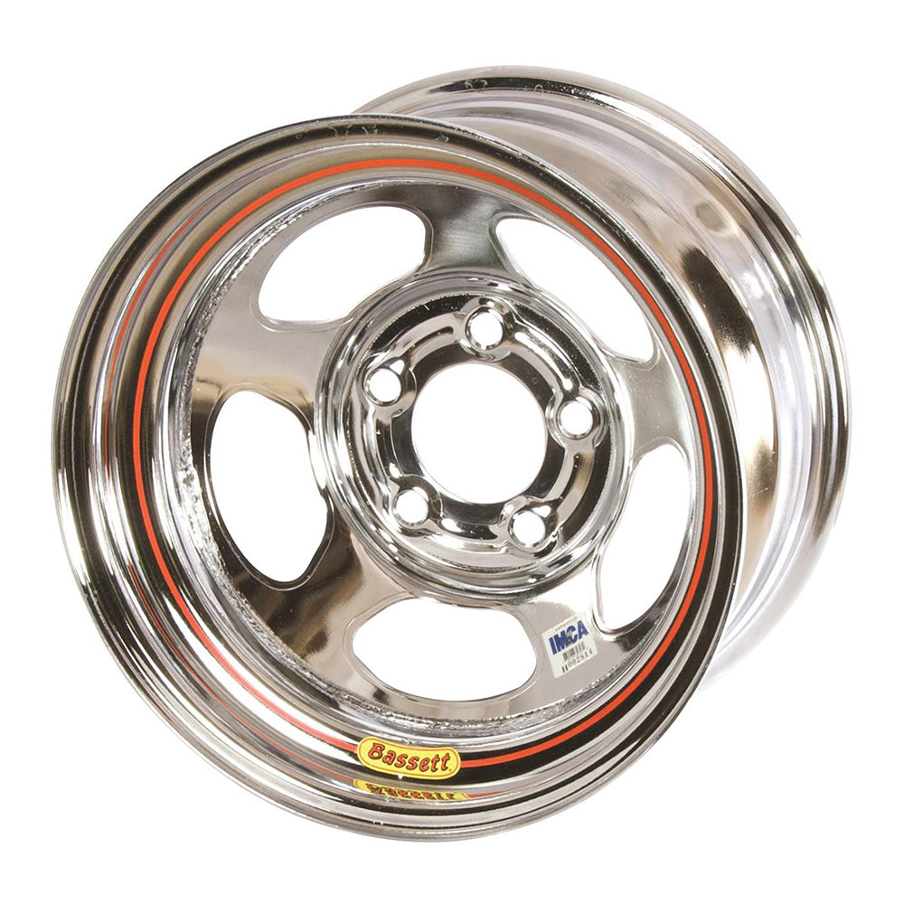 Wheel - Inertia Advantage - 15 x 8 in - 2.000 in Backspace - 5 x 5.00 in Bolt Pattern - Steel - Chrome - Each