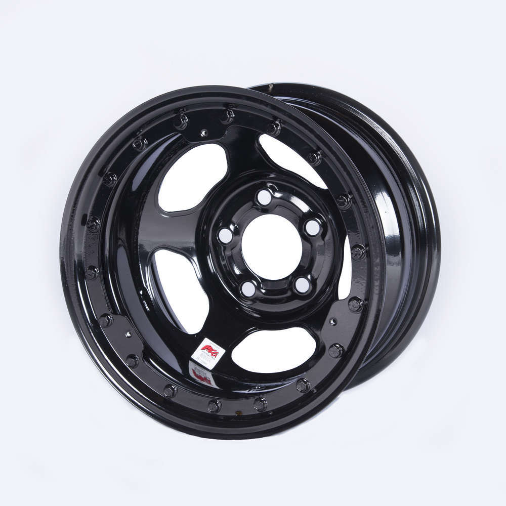 Wheel - Inertia Advantage - 15 x 8 in - 2.000 in Backspace - 5 x 5.00 in Bolt Pattern - Beadlock - Steel - Black Powder Coat - Each