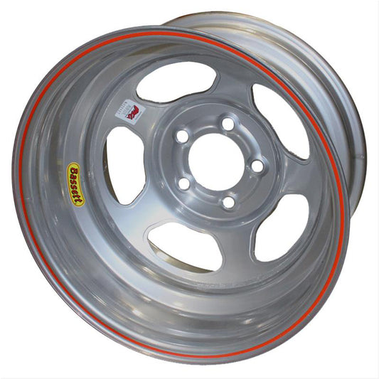 Wheel - Inertia Advantage - 15 x 8 in - 4.000 in Backspace - 5 x 4.50 in Bolt Pattern - Steel - Silver Powder Coat - Each