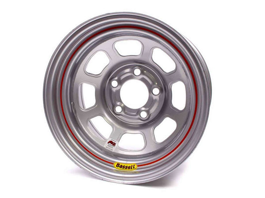 Wheel - D-Hole - 15 x 8 in - 1.000 in Backspace - 5 x 5.00 in Bolt Pattern - Steel - Silver Powder Coat - Each