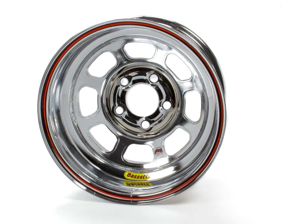 Wheel - D-Hole - 15 x 8 in - 2.000 in Backspace - 5 x 5.00 in Bolt Pattern - Steel - Chrome - Each