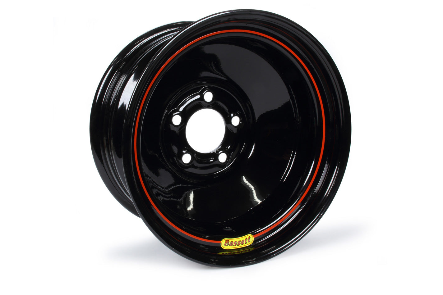 Wheel - Solid Heavy - 15 x 8 in - 2.000 in Backspace - 5 x 5.00 in Bolt Pattern - Steel - Black Powder Coat - Each