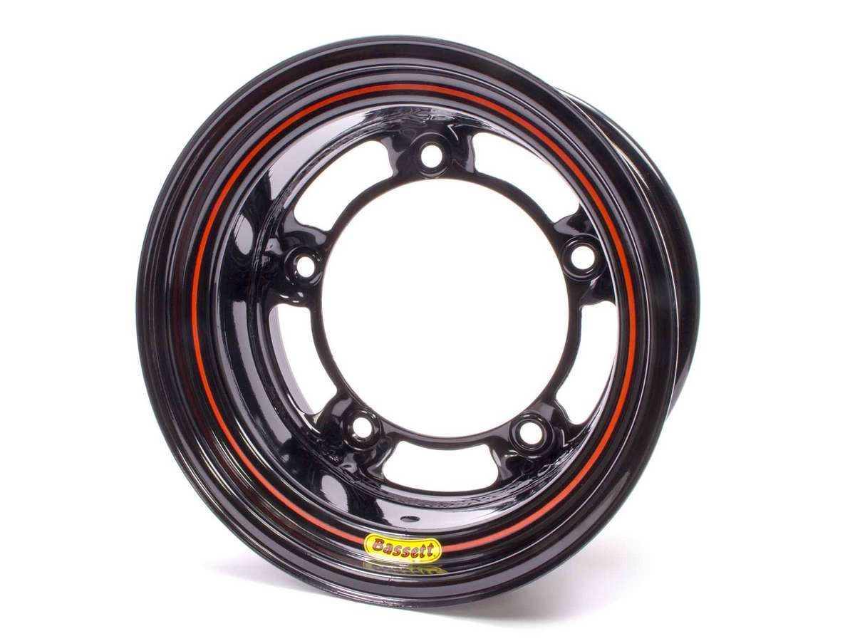 Wheel - Wide 5 Spun - 15 x 8 in - 2.000 in Backspace - Wide 5 Bolt Pattern - Steel - Black Powder Coat - Each