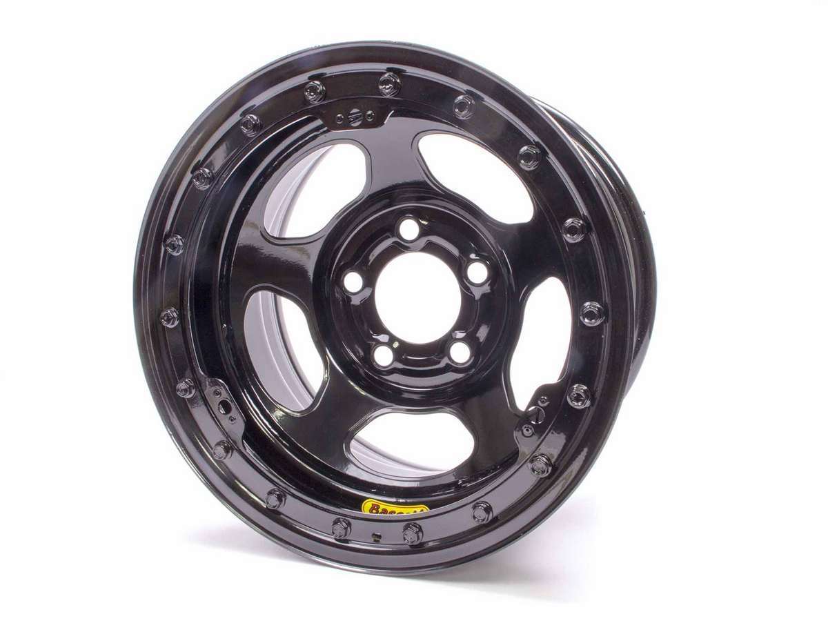 Wheel - Inertia Advantage - 15 x 8.75 in - 2.000 in Backspace - 5 x 5.00 in Bolt Pattern - Beadlock - Steel - Black Powder Coat - Each