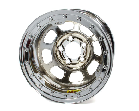 Wheel - D-Hole - Lightweight - 15 x 8.75 in - 3.000 in Backspace - 5 x 5.00 in Bolt Pattern - Beadlock - Steel - Chrome - Each