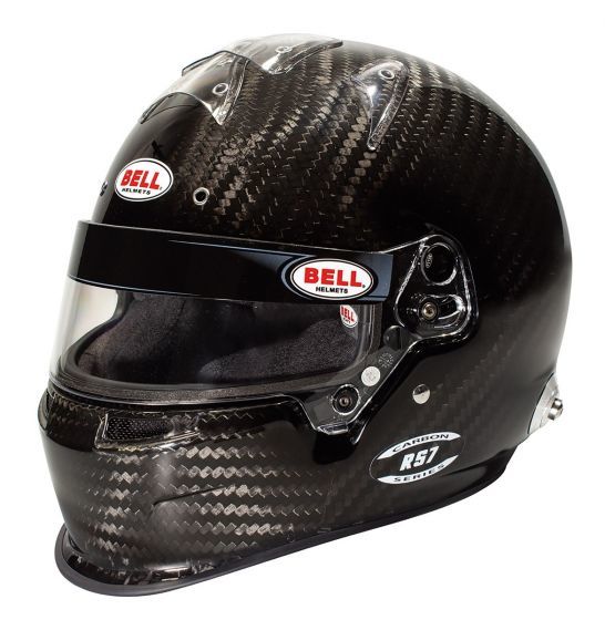 Helmet - RS7 - Full Face - Snell SA2020 - FIA Approved - Head and Neck Support Ready - Carbon Fiber - Size 7-1/8 Minus - Each