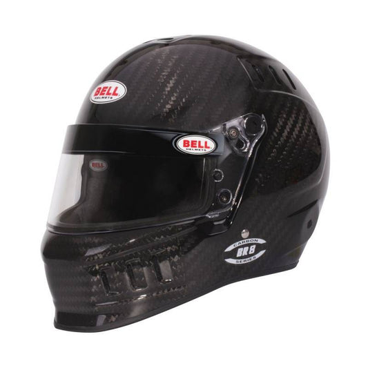 Helmet - BR8 - Snell SA2020 - FIA Approved - Head and Neck Support Ready - Carbon Fiber - Size 7-1/8 - - Each