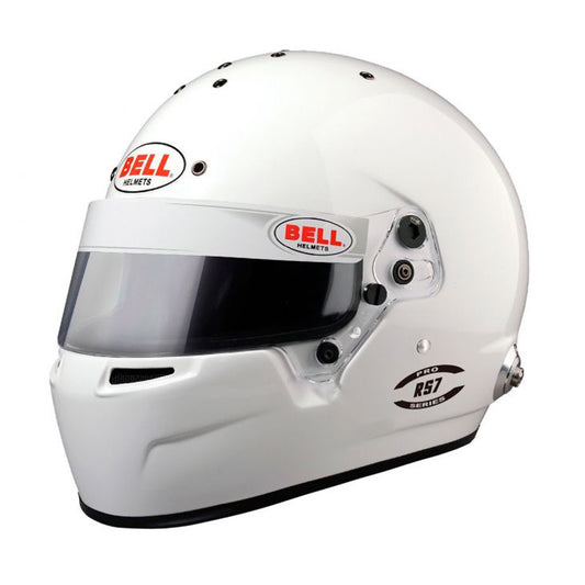 Helmet - RS7 - Full Face - Snell SA2020 - FIA Approved - Head and Neck Support Ready - White - Size 7-1/8 - Each