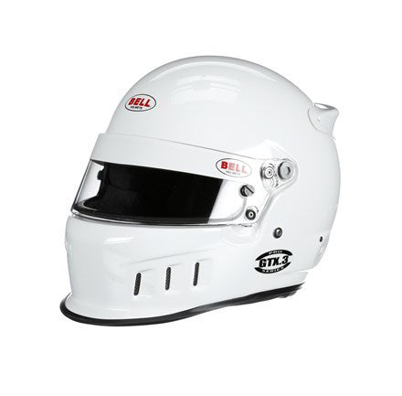 Helmet - GTX3 - Snell SA2020 - FIA Approved - Head and Neck Support Ready - White - Size 7-1/8 - Each