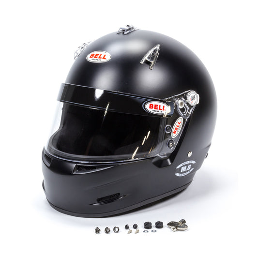 Helmet - M8 - Snell SA2020 - Head and Neck Support Ready - Flat Black - 3X-Large - Each