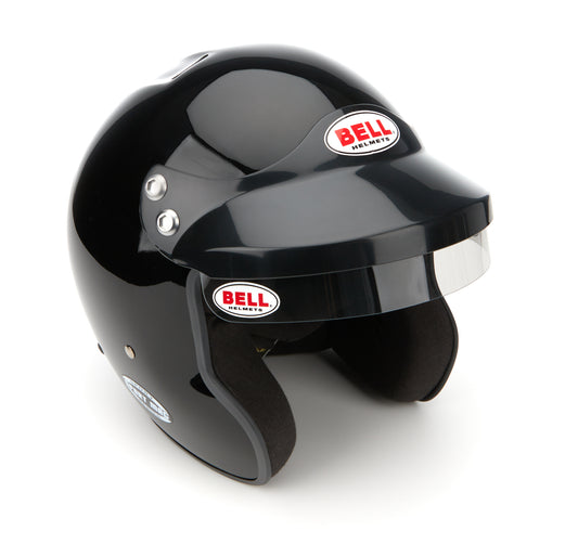 Helmet - Sport Mag - Open Face - Snell SA2020 - Head and Neck Support Ready - Gloss Black - 3X-Large - Each