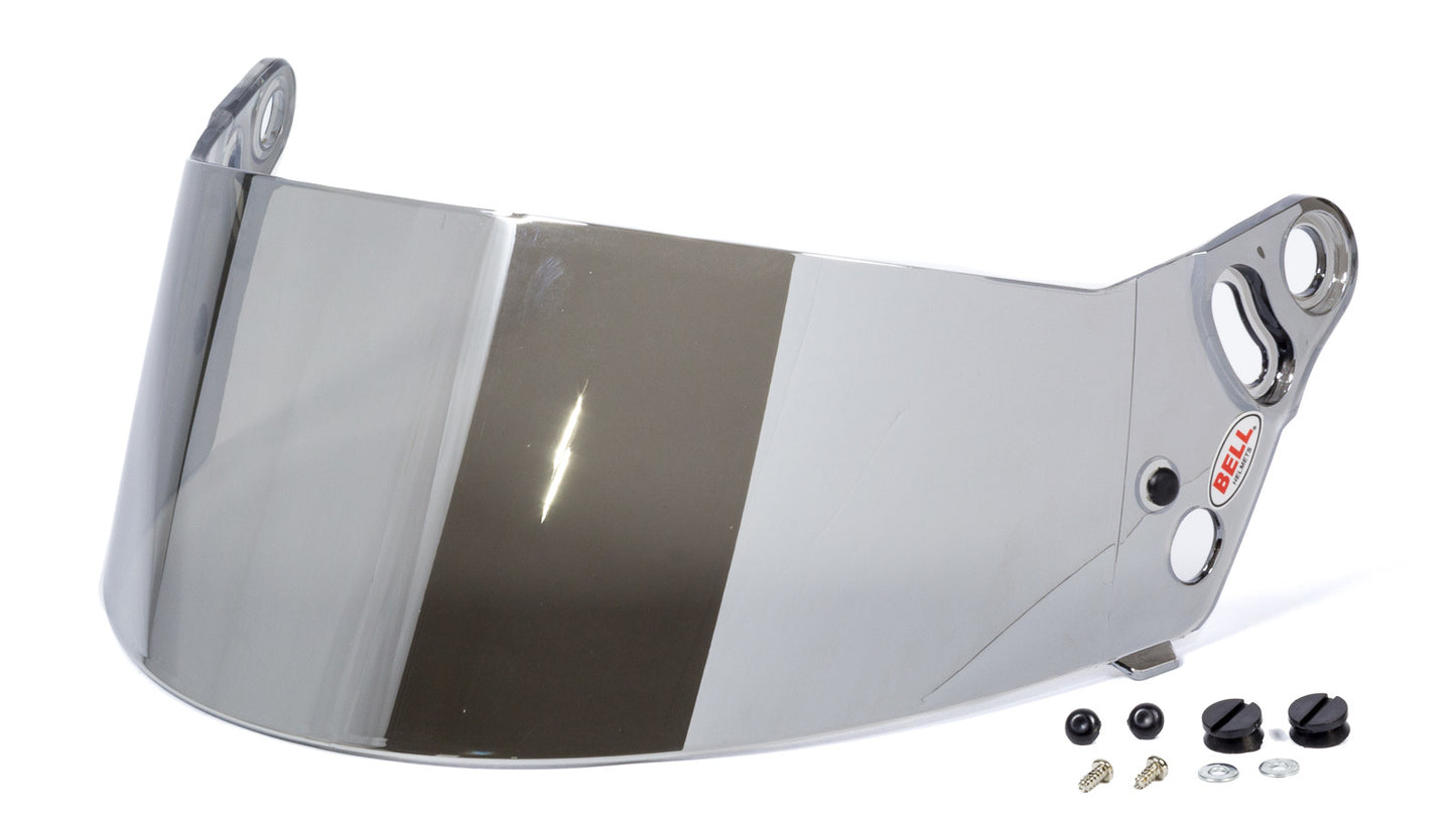 Helmet Shield - Silver Mirrored - Anti-Scratch - 287 SRV Style - Dominator 2 / K1 Pro / K1 Sport / GP2 Youth Model Helmets - Each