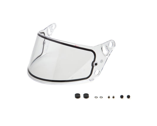 Helmet Shield - Clear - Dual Pane - Anti-Fog - SRV-8 Style - BR8 Model Helmets - Each