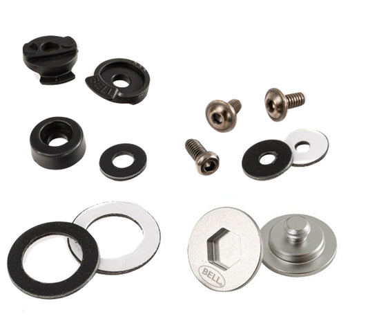 Helmet Shield Pivot - SE07 - Bell Helmets - Silver - Kit