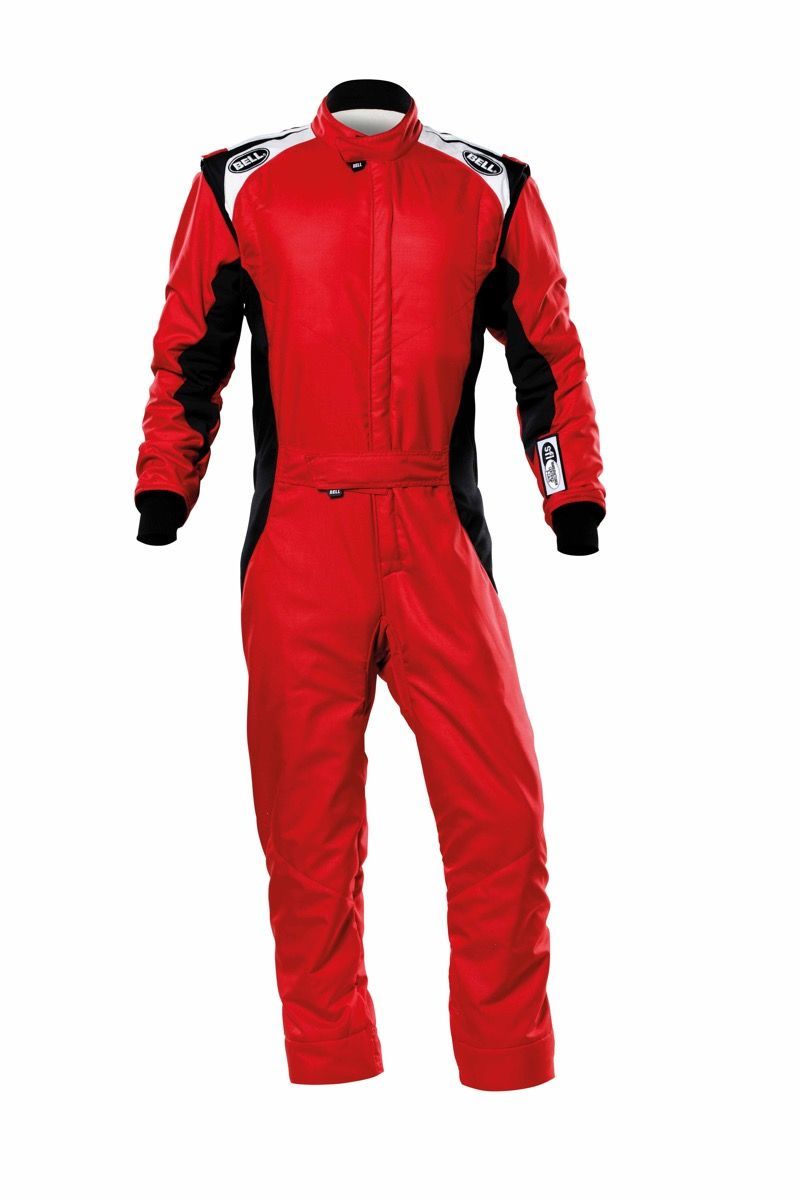 Driving Suit - ADV-TX Series - 1-Piece - SFI 3.2A/5 - Multi-Layer - Fire Retardant Fabric - Red / Black - Large - Each