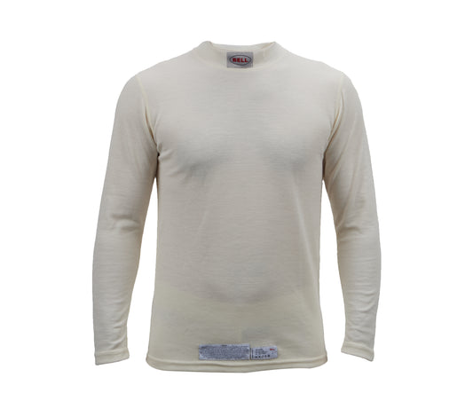 Underwear Top - Pro-TX - SFI 3.3/5 - Long Sleeve - Crew Neck - Fire Retardant Blend - White - Large - Each