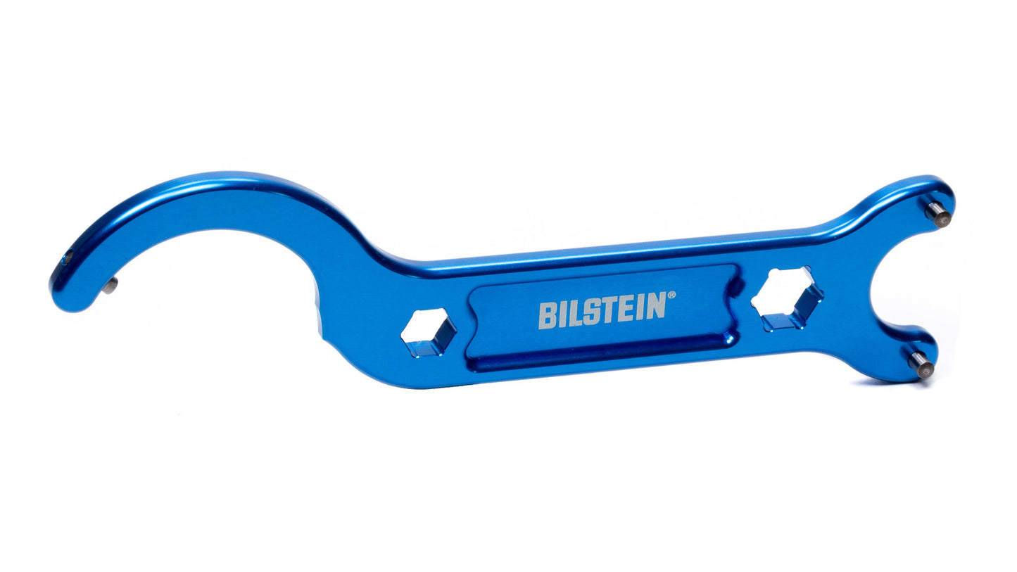 Spanner Wrench - Multi Wrench - 13 mm / 17 mm Box End - Jam Nut Spanner / Two-Pin Spanner - Aluminum - Blue Anodized - Each